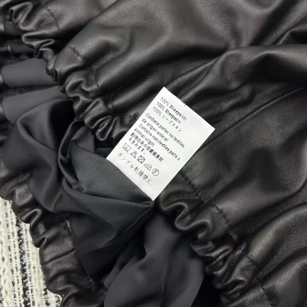 Embroidered Leather Jacket